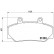 Brake Pad Set, disc brake P 86 006 Brembo, Thumbnail 2