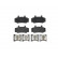 Brake Pad Set, disc brake P 86 006 Brembo