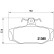 Brake Pad Set, disc brake P 86 009 Brembo, Thumbnail 3