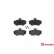 Brake Pad Set, disc brake P 86 010 Brembo, Thumbnail 2