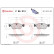 Brake Pad Set, disc brake P 86 013 Brembo, Thumbnail 3