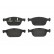 Brake Pad Set, disc brake P 86 023 Brembo