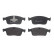 Brake Pad Set, disc brake P 86 026 Brembo