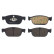 Brake Pad Set, disc brake P 86 027 Brembo