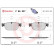 Brake Pad Set, disc brake P 86 027 Brembo, Thumbnail 2