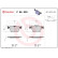 Brake Pad Set, disc brake P 86 029 Brembo, Thumbnail 3