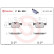 Brake Pad Set, disc brake P 86 030 Brembo, Thumbnail 2