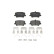 Brake pad set, disc brake P 86 032 Brembo