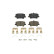 Brake pad set, disc brake P 86 032 Brembo, Thumbnail 4