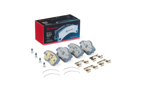 Brake pad set, disc brake P 86 033E Brembo