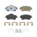 Brake pad set, disc brake P 86 033E Brembo, Thumbnail 3