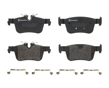 Brake pad set, disc brake P 86 035 Brembo, Image 3