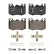Brake pad set, disc brake P 94 001 Brembo, Thumbnail 3