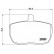 Brake Pad Set, disc brake P A6 001 Brembo, Thumbnail 2