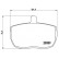 Brake Pad Set, disc brake P A6 001 Brembo, Thumbnail 2