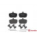 Brake Pad Set, disc brake P A6 001 Brembo, Thumbnail 3