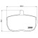 Brake Pad Set, disc brake P A6 001 Brembo, Thumbnail 3