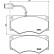 Brake Pad Set, disc brake P A6 013 Brembo, Thumbnail 2