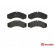 Brake Pad Set, disc brake P A6 017 Brembo, Thumbnail 3