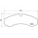 Brake Pad Set, disc brake P A6 021 Brembo, Thumbnail 2