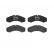 Brake Pad Set, disc brake P A6 021 Brembo