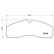 Brake Pad Set, disc brake P A6 022 Brembo, Thumbnail 3