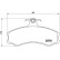 Brake Pad Set, disc brake P A6 024 Brembo, Thumbnail 3