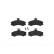 Brake Pad Set, disc brake P A6 024 Brembo, Thumbnail 3