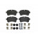 Brake Pad Set, disc brake P A6 027 Brembo