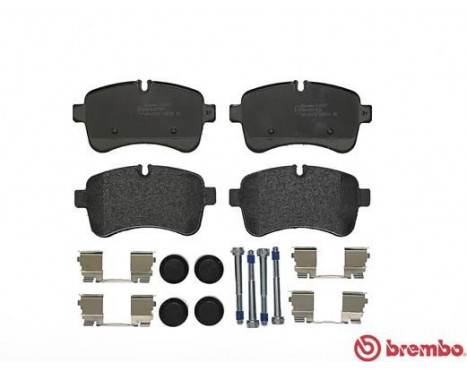 Brake Pad Set, disc brake P A6 027 Brembo, Image 2