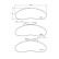 Brake Pad Set, disc brake P B7 002 Brembo, Thumbnail 2