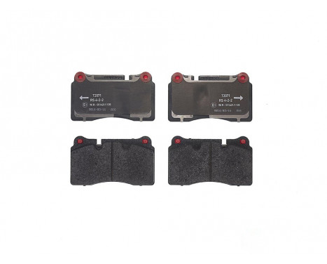 Brake Pad Set, disc brake P02002 Brembo