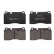 Brake Pad Set, disc brake P02002 Brembo, Thumbnail 3