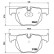 Brake Pad Set, disc brake P06029 Brembo, Thumbnail 2