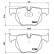 Brake Pad Set, disc brake P06029 Brembo, Thumbnail 3