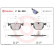 Brake Pad Set, disc brake P06029 Brembo, Thumbnail 3