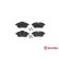 Brake Pad Set, disc brake P06062 Brembo, Thumbnail 2