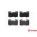 Brake Pad Set, disc brake P06068 Brembo, Thumbnail 2