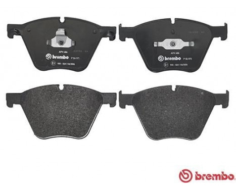 Brake Pad Set, disc brake P06073 Brembo, Image 2