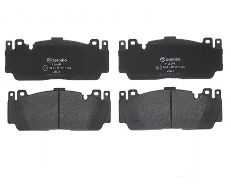Brake Pad Set, disc brake P06079 Brembo