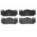 Brake Pad Set, disc brake P06079 Brembo