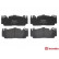 Brake Pad Set, disc brake P06079 Brembo, Thumbnail 2