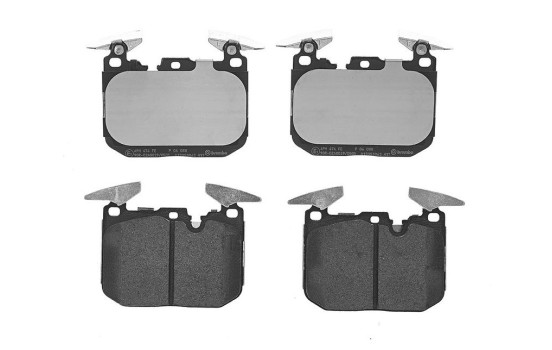 Brake Pad Set, disc brake P06088 Brembo, Image 2