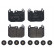 Brake Pad Set, disc brake P06097 Brembo