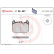 Brake Pad Set, disc brake P06097 Brembo, Thumbnail 3