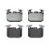 Brake Pad Set, disc brake P06098 Brembo