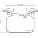 Brake Pad Set, disc brake P06098 Brembo, Thumbnail 2