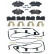 Brake Pad Set, disc brake P06103 Brembo