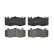 Brake pad set, disc brake P06112 Brembo