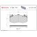 Brake pad set, disc brake P06112 Brembo, Thumbnail 2